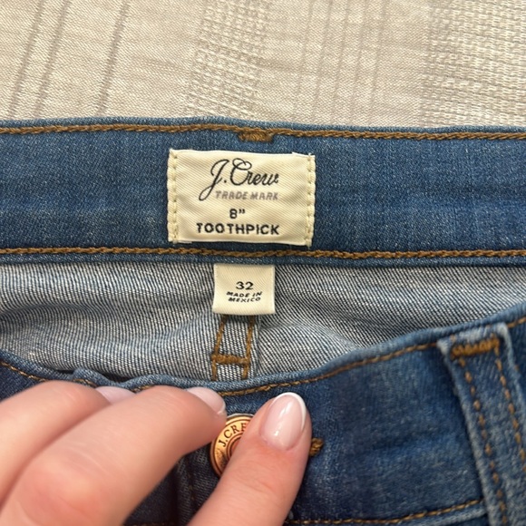 J Crew 8” Toothpick Jeans - Picture 6 of 7